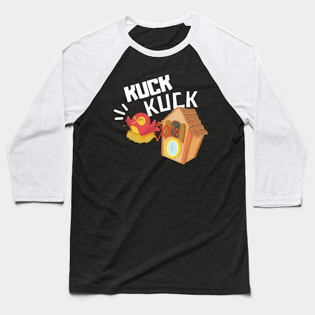 Kuck Kuck Schwarzwald Uhr Lustiges Schwaben Motiv Baseball T-Shirt by Foxxy Merch